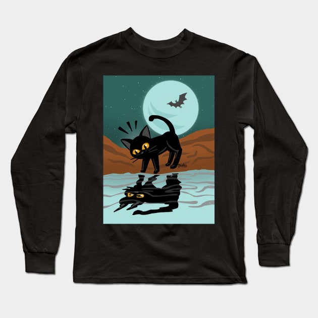 Reflection Long Sleeve T-Shirt by BATKEI